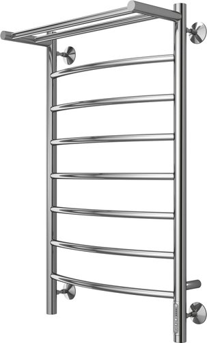 Полотенцесушитель TERMINUS Классик П8 500x850 с полкой нп электро (хром)