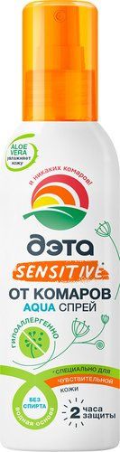 Спрей от насекомых ДЭТА АКВА для чувствительной кожи 100 мл