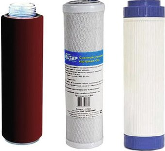 Комплект картриджей Гейзер №5 для Гейзер 3 ИВС Люкс (для сверхжесткой воды)