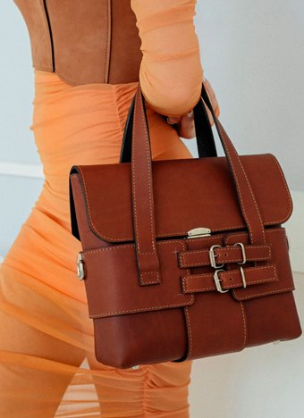 Женская сумка Killtoday Frida (коричневый винтаж)