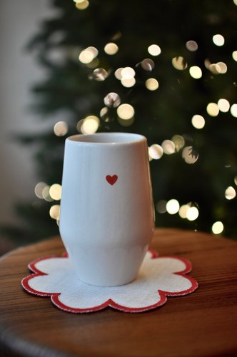 Стакан Ceramicmay с сердцем 330 мл