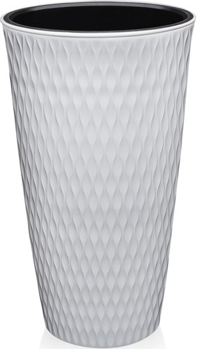 Кашпо Эльфпласт Kerama 583 15.5 л (белый)