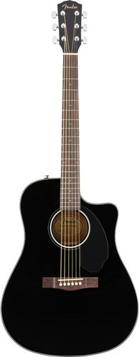 Электроакустическая гитара Fender CD-60SCE Black
