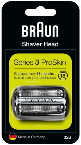 Сетка и режущий блок Braun Series 3 32B (черный)