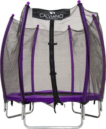 Батут Calviano Outside Master Purple 140 см - 4.5ft (внешняя сетка, без лестницы)