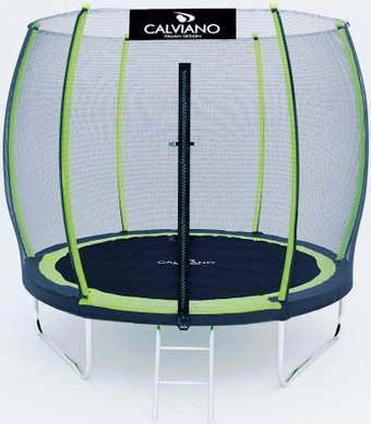 Батут Calviano Outside Master Green 252 см - 8ft (внешняя сетка, с лестницей)