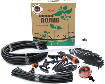 Система полива Жук Капельный полив от ёмкости Автомат на 60 растений (с таймером)
