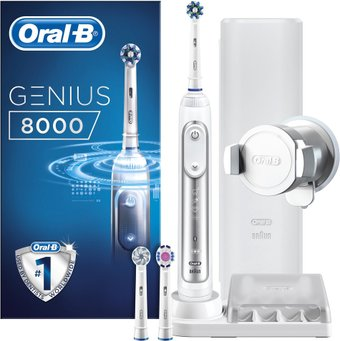 Электрическая зубная щетка Oral-B Genius 8000 White D 701.535.5XC
