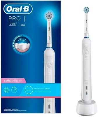 Электрическая зубная щетка Oral-B Pro 700 Sensi UltraThin D16.513.U