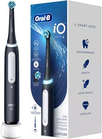 Электрическая зубная щетка Oral-B iO Series 4 iOG4.1B6.0 (черный) 4210201437604