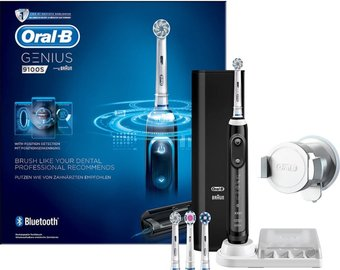 Электрическая зубная щетка Oral-B Genius 9100S D701.545.6XC (черный)