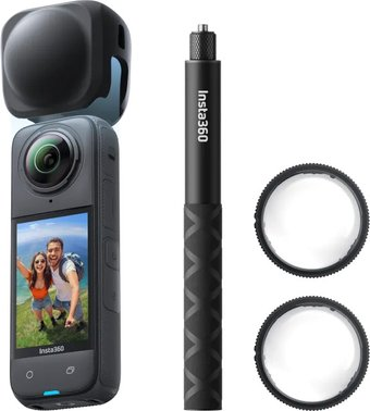 Экшен-камера Insta360 X4 Adventure Kit (черный)