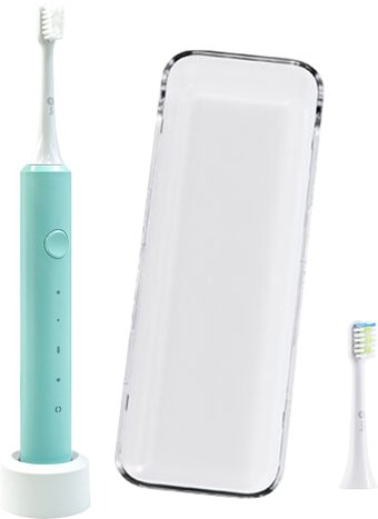 Электрическая зубная щетка Infly Sonic Electric Toothbrush T03S (футляр, 2 насадки, зеленый)