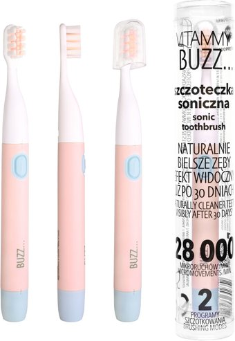 Электрическая зубная щетка Vitammy Buzz (розовый)