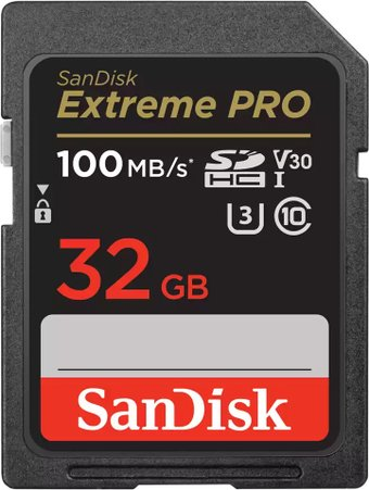 Карта памяти SanDisk Extreme PRO SDHC SDSDXXO-032G-GN4IN 32GB