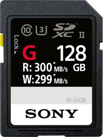 Карта памяти Sony SDXC SF-G Series UHS-II 128GB