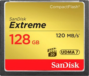 Карта памяти SanDisk Extreme CompactFlash 128GB [SDCFXSB-128G-G46]