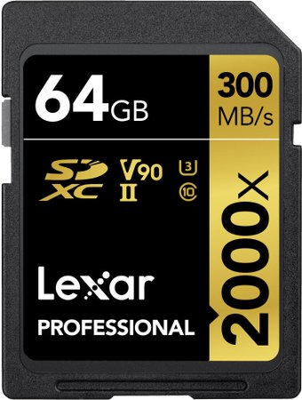 Карта памяти Lexar Professional 2000x SDXC LSD2000064G-BNNNG 64GB