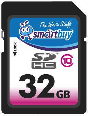 Карта памяти SmartBuy SDHC (Class 10) 32Gb (SB32GBSDHCCL10)