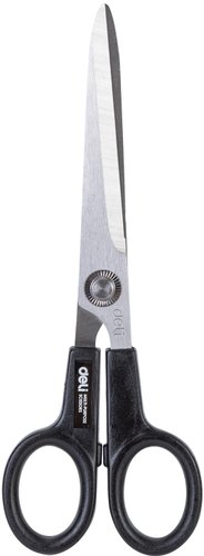 Ножницы канцелярские Deli E6013 (черный)