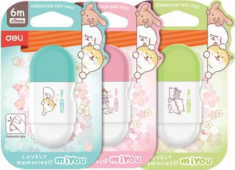 Сухой корректор для текста Deli Miyou EH352