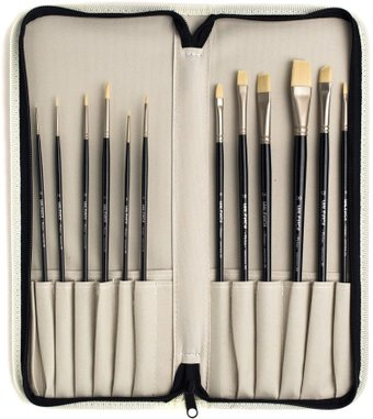 Набор кистей Малевичъ Тициан 755800 (12 шт, бежевый)