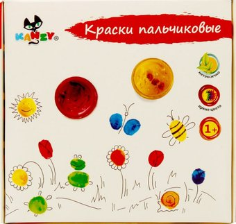 Пальчиковые краски KANZY FIP4 (4 цвх60 мл)