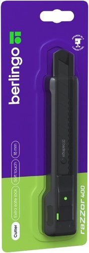 Нож канцелярский Berlingo Razzor 400 BM4140