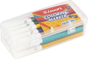 Фломастеры Luxor Coloring 6101/24 TUB (24цв)
