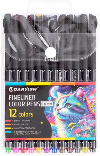 Набор линеров Darvish DV-14314-12 (12 цв)