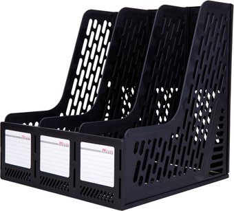 Лоток для бумаг Deli 9845 (черный)