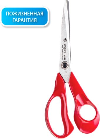 Ножницы канцелярские Kangaro MG-85/Y 21.6 см (красный)