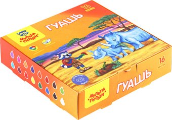Гуашь Мульти-пульти Енот в Африке ГК_16739 (16 цв)