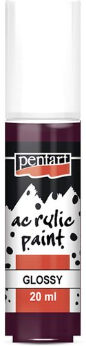Акриловая краска Pentart 20 мл (баклажан)