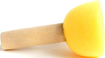 Кисть-губка для рисования Малевичъ 195150 (50 мм, круглая)