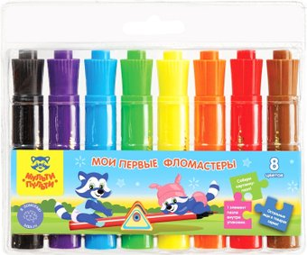 Фломастеры Мульти-пульти Мои первые фломастеры WP_33921 (8 цветов)