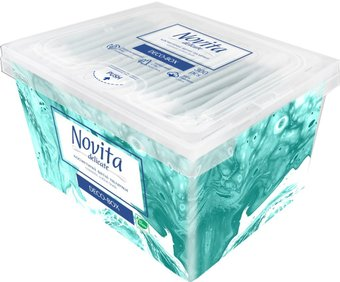 Ватные палочки Novita Delicate Deco-box (300 шт)