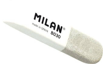 Ластик Milan CCM8030BG (белый/серый)