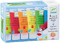 Пальчиковые краски Djeco 08860 (6 шт)