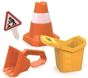 Набор игрушек для песочницы Hape Строитель E4097-HP