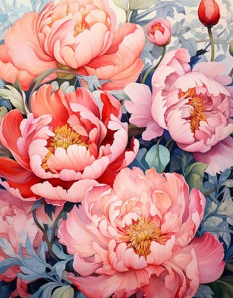 Алмазная мозаика  ArtCity Цветы VA822