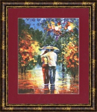 Набор для вышивания Золотое руно Романтическая прогулка ЧМ-022