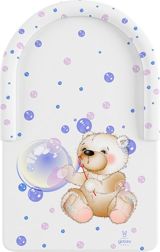 Матрас-кокон Globex Комфорт Мишка на подушке 4205/7 (пузыри)