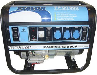 Бензиновый генератор Etalon FPG 7800