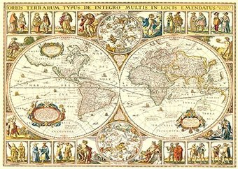 Пазл Step Puzzle Историческая карта мира