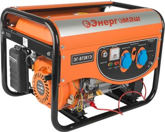 Бензиновый генератор Энергомаш ЭГ-87281Э