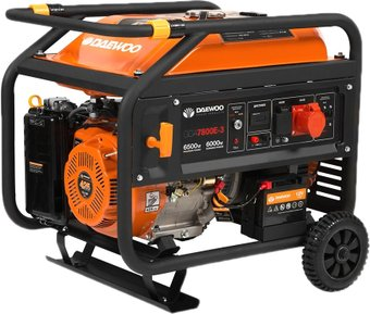 Бензиновый генератор Daewoo Power GDA 7800E-3