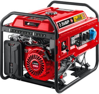 Бензиновый генератор Зубр СБА-5500