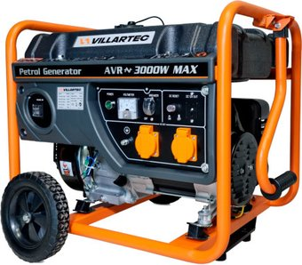 Бензиновый генератор Villartec GG 3400W