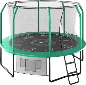 Батут Unix Line Supreme Game 10ft (зеленый)